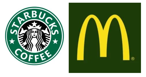 Starbucks and McDonalds